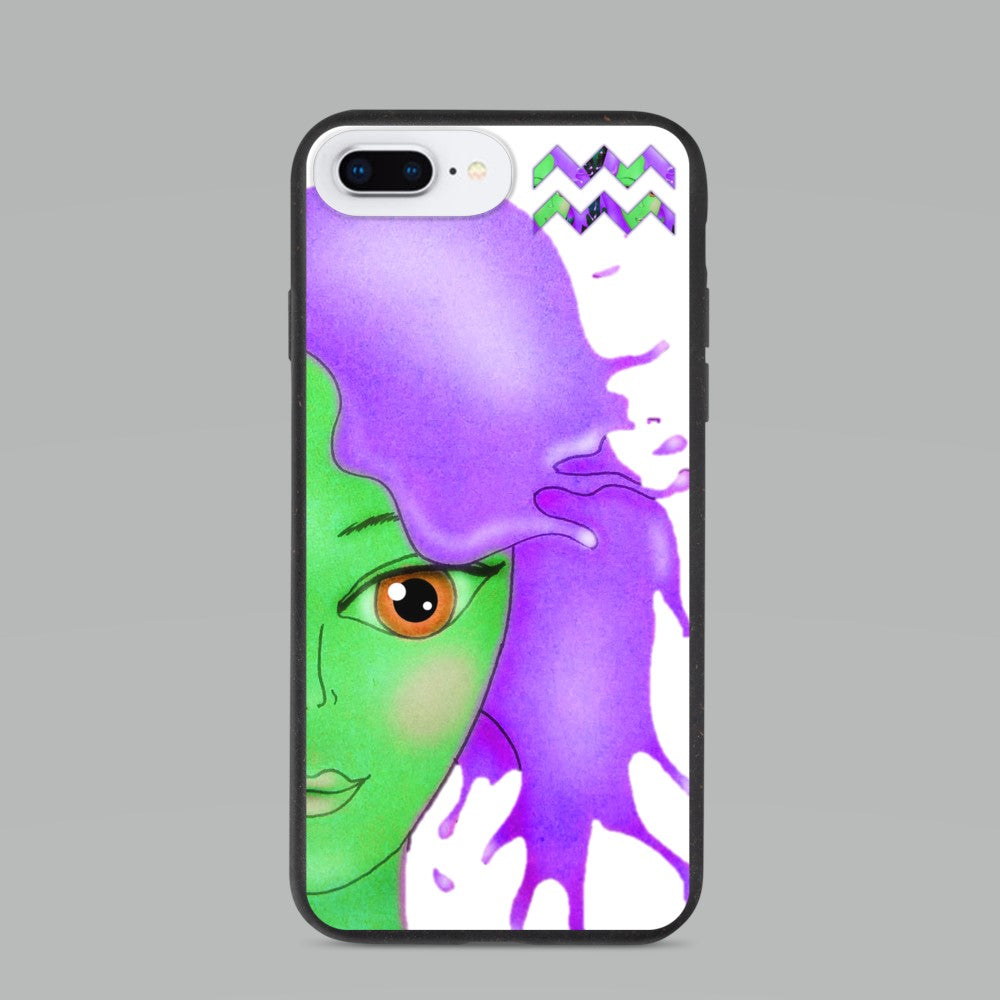 Biodegradable iPhone 11, 10, 8, 7 Cases for Aquarians. iPhone 12 Case for Aquarians. Cool Birthday Gift. . WickedYo.